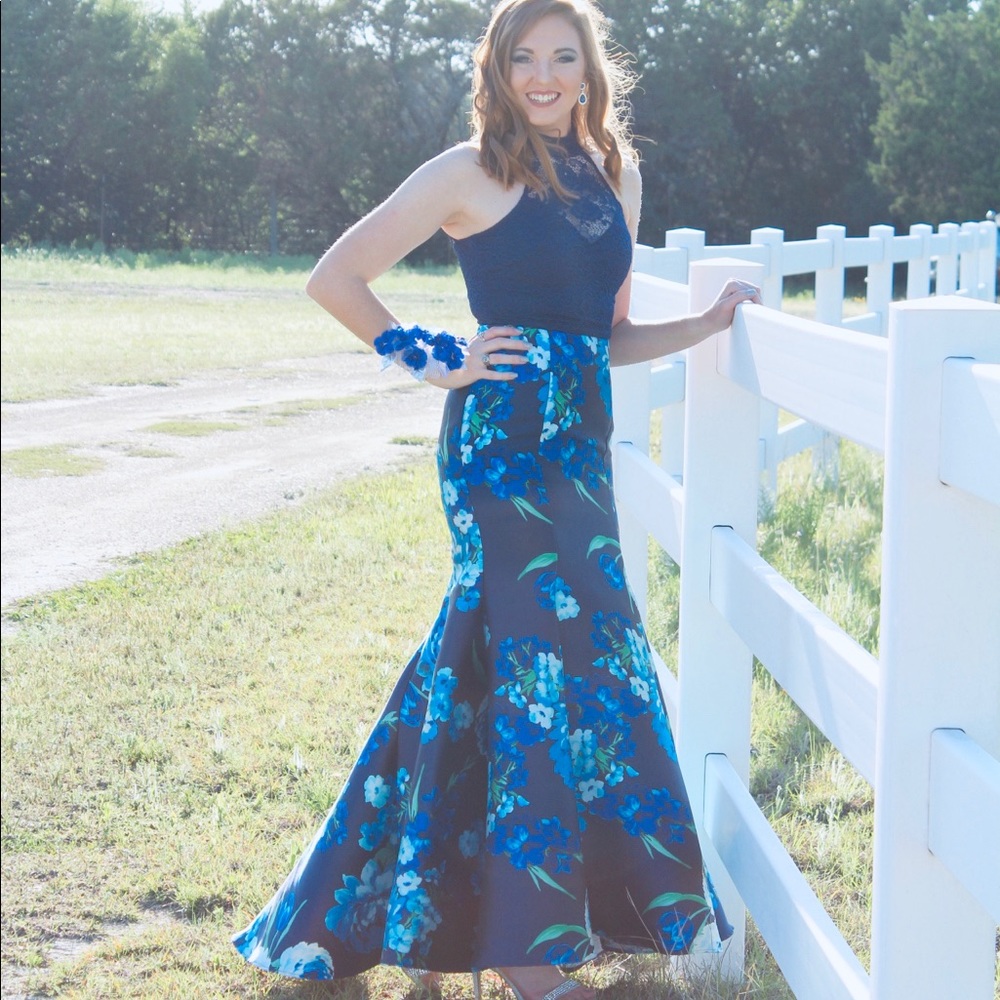 2 Piece Prom Dress